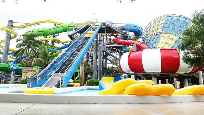 Rapids Water Park slides