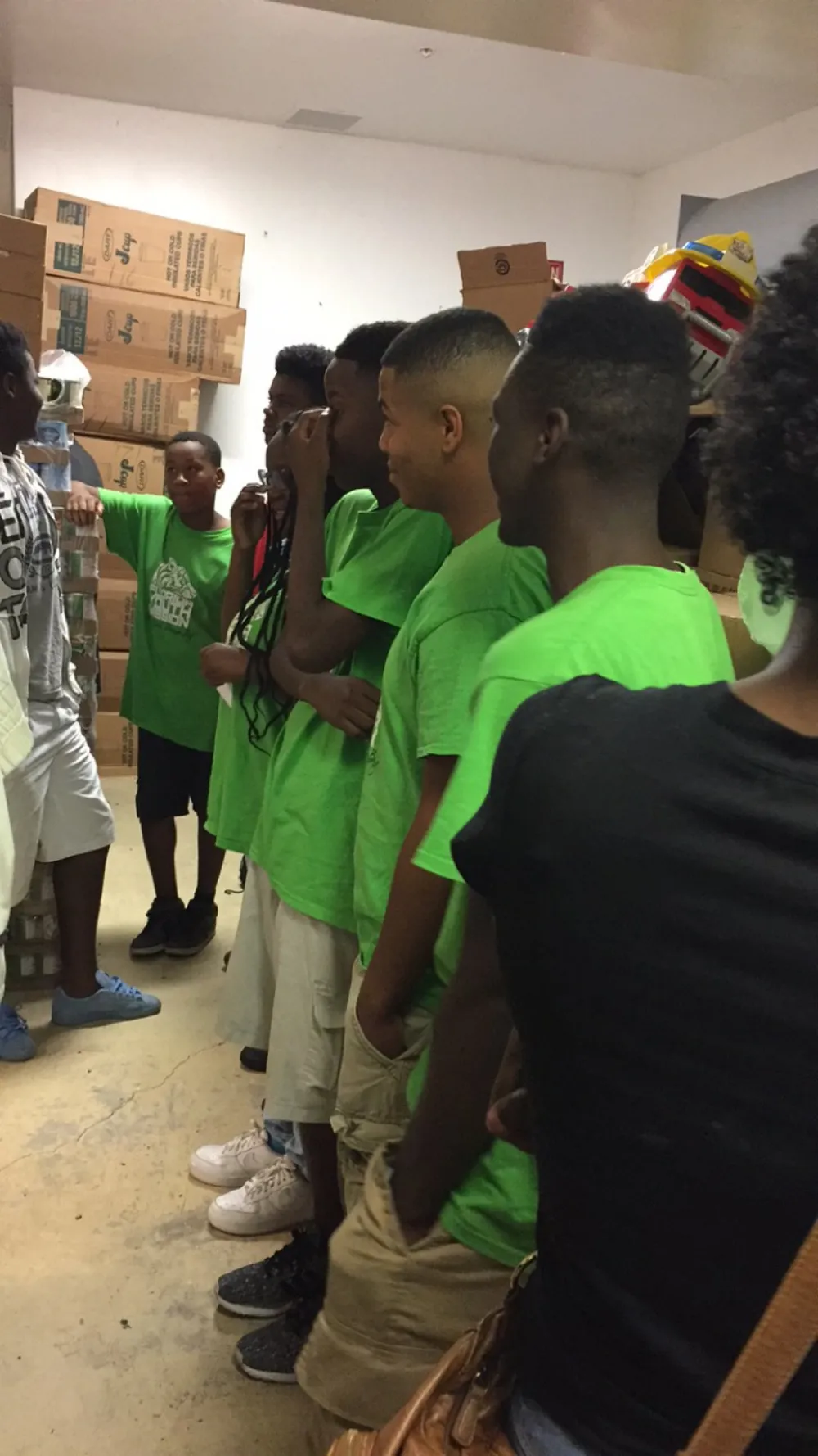 FYM youth at a community service event